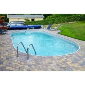 Plastikinis vidaus - lauko baseinas 9,0 x 2,9 m