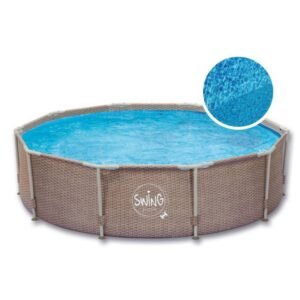 Karkasinis baseinas SWING POOL WICKER 366x91